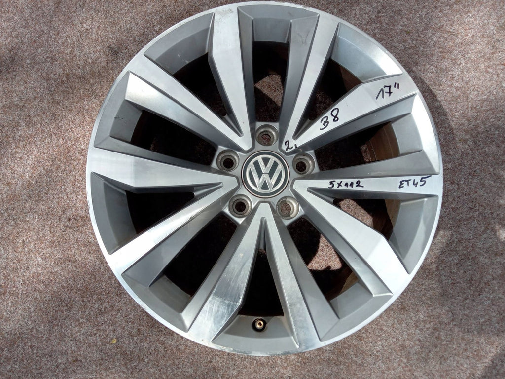 1x Alufelge 17 Zoll 5x112 2GA601025P VW Passat B8 Rim Wheel FEL1020464991ad