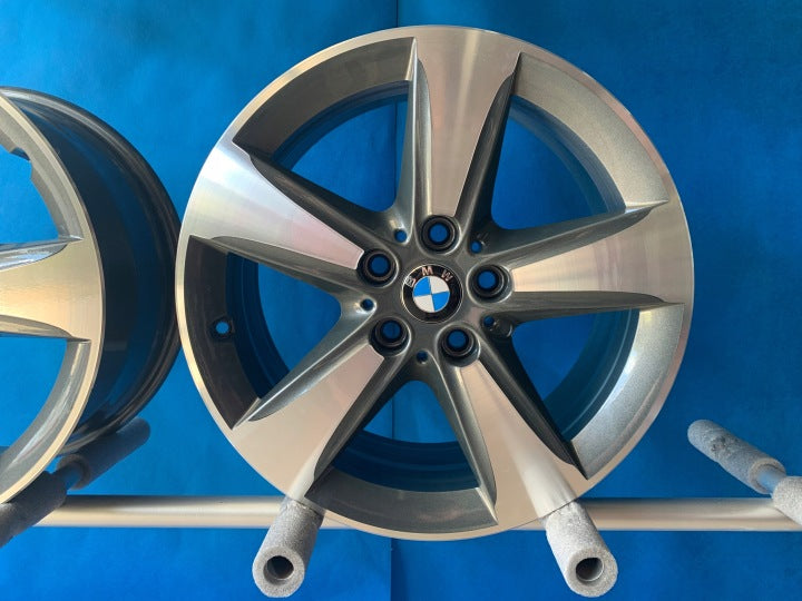 4x Alufelge 17 Zoll 7.5" 5x112 54ET Glanz Silber 6855087 BMW Active F45 F46 Mini FEL5938883388bg