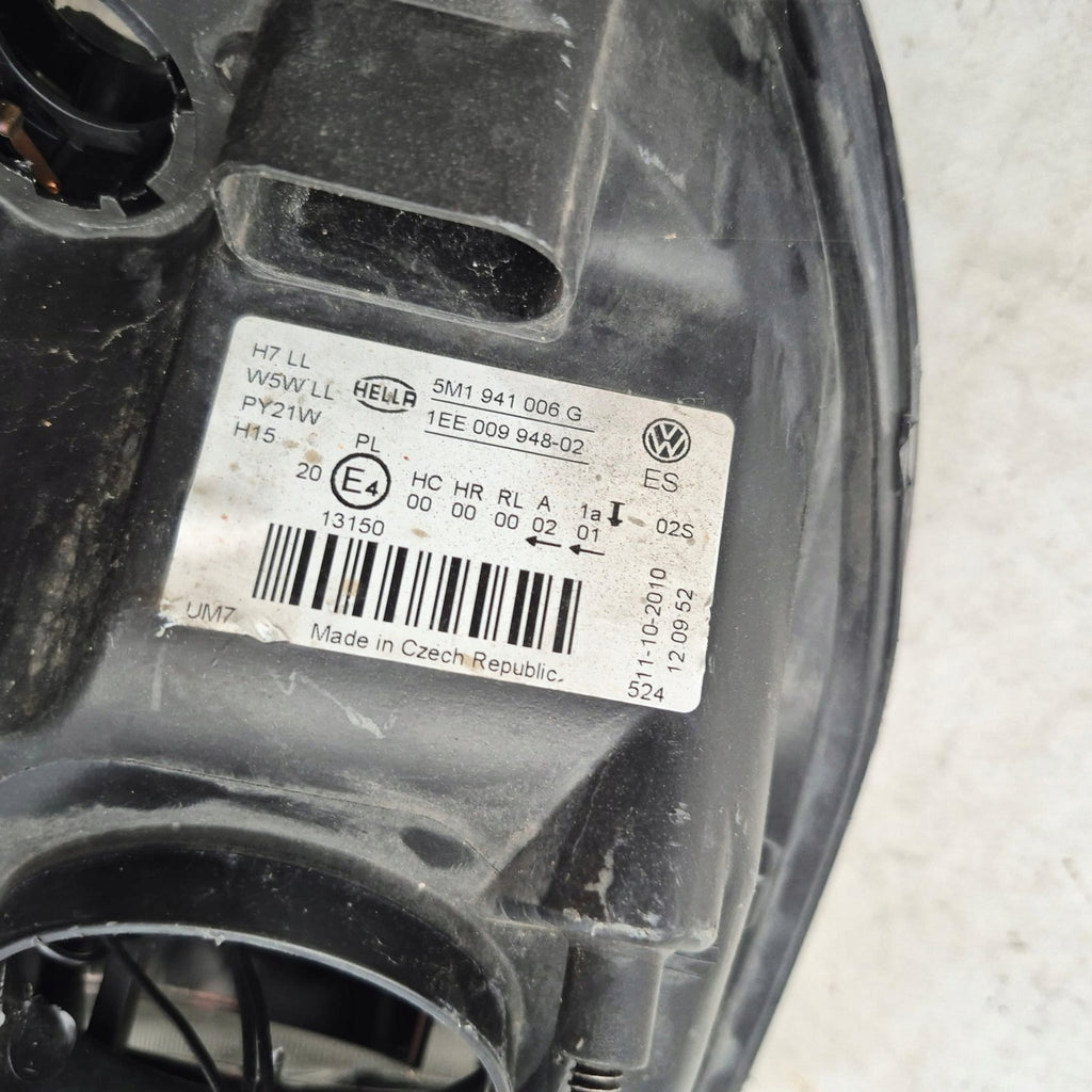 Frontscheinwerfer VW Golf VI Plus 5M1941006G Rechts Scheinwerfer Headlight SCH9489437113tx