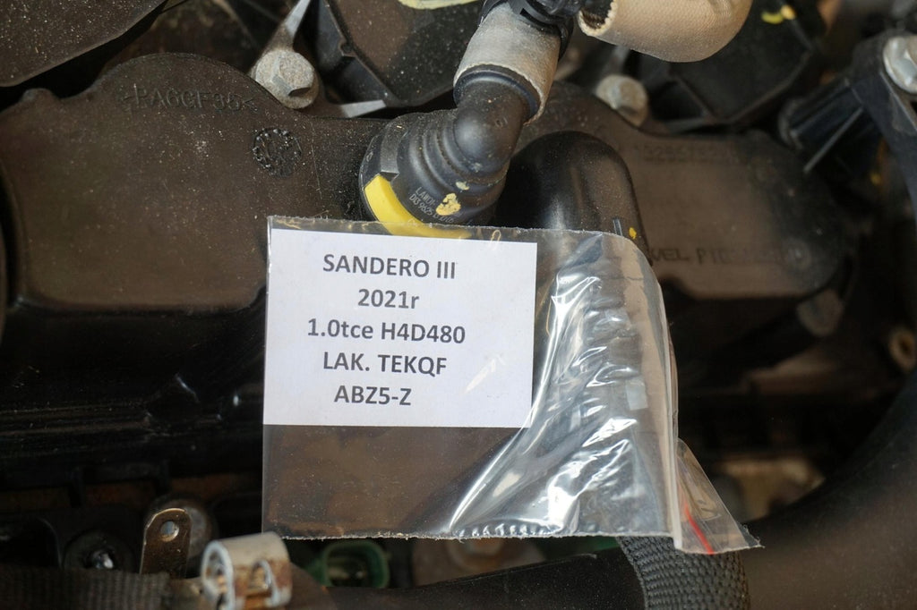 Motor Dacia Clio V B7 H4DF480 1.0 TCE 101PS 74kW 71TKm 2021 Benzin Unkomplett