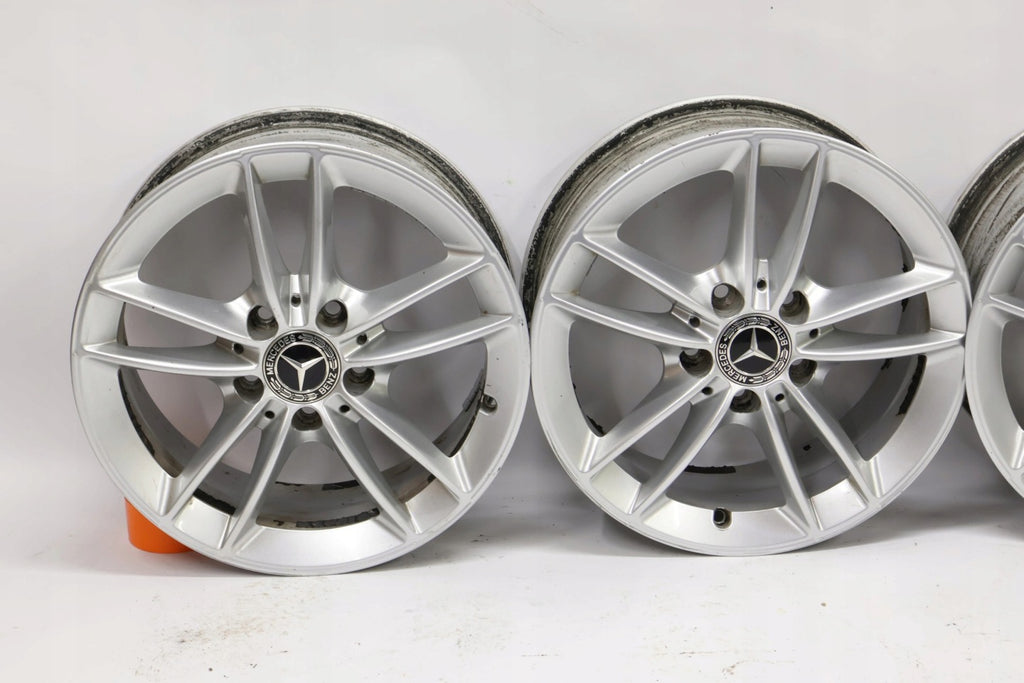 4x Alufelge 16 Zoll 6.5" 5x112 44ET Matt A1774010100 Mercedes-Benz W247 FEL8080599576ny
