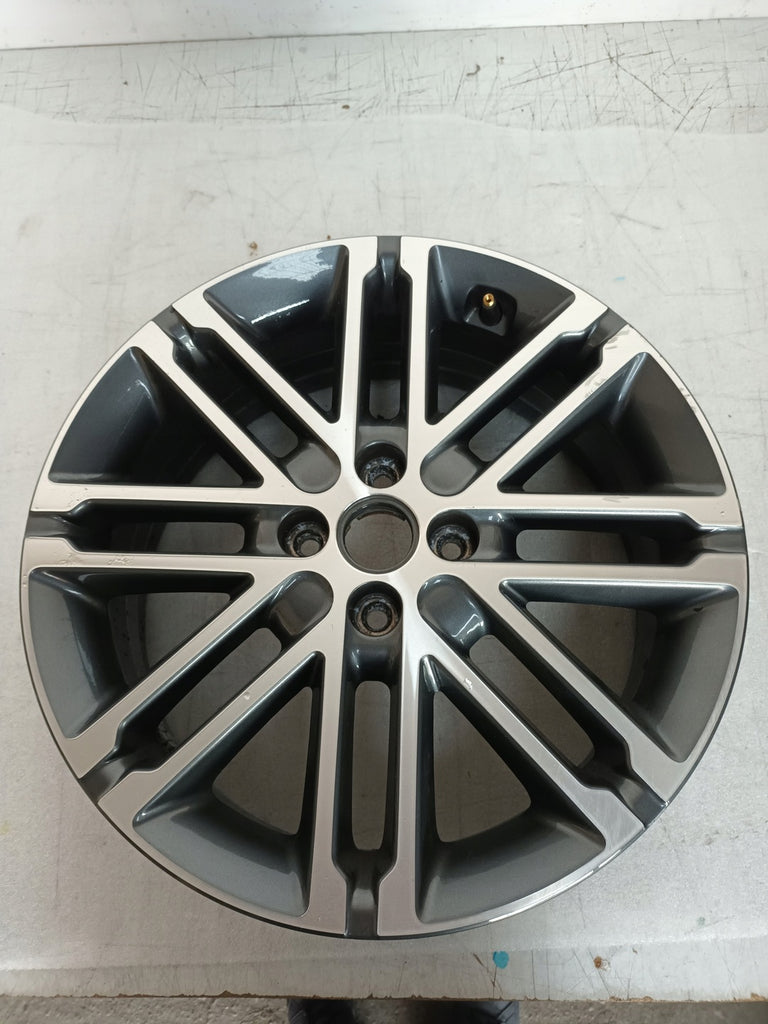 1x Alufelge 17 Zoll 6.5" 4x100 49ET Glanz Grau 52910-H8300 Kia Rio Mg Rim Wheel