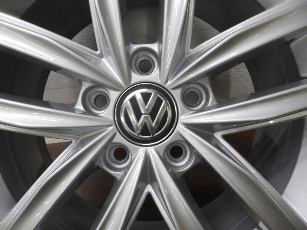 4x Alufelge 16 Zoll 6.5" 5x112 46ET Glanz Silber 5G0601025 VW Golf Vii Rim Wheel FEL9937215229ld