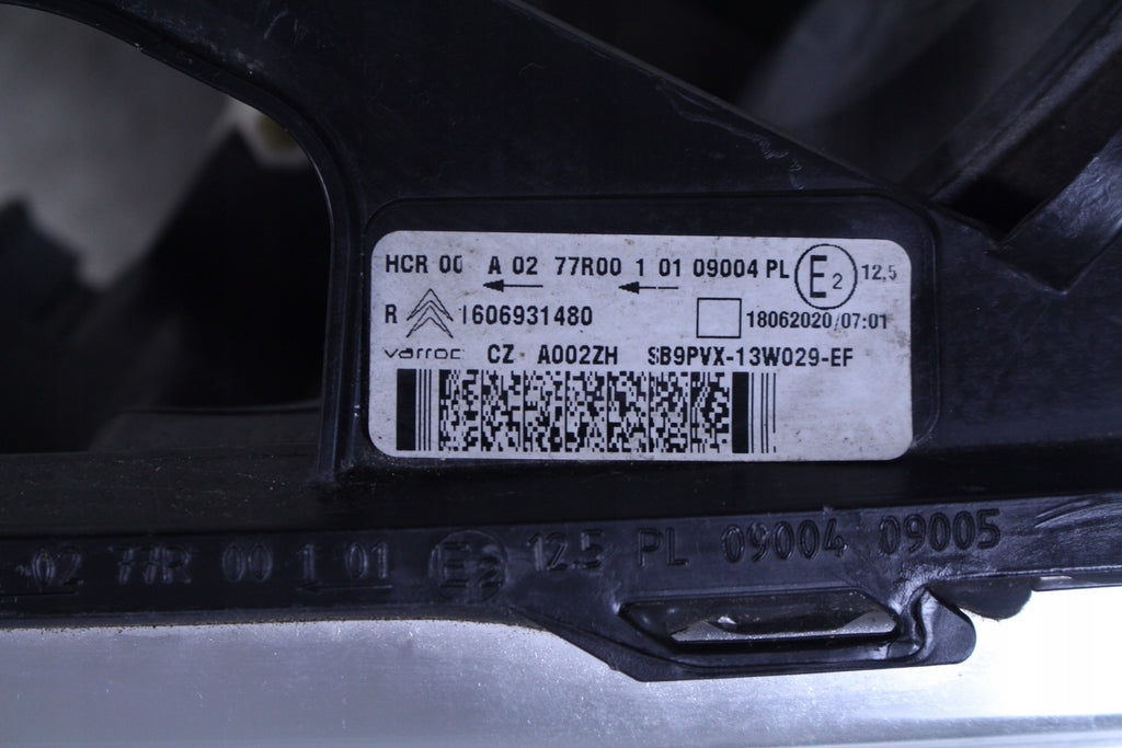 Frontscheinwerfer Citroën C3 II 1606931480 Rechts Scheinwerfer Headlight
