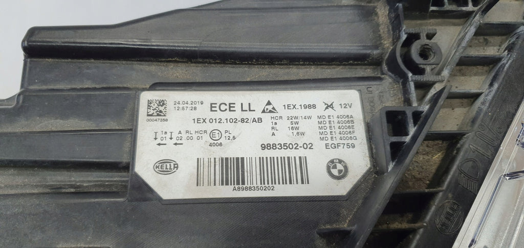 Frontscheinwerfer BMW F30 F31 9883502 LED Rechts Scheinwerfer Headlight SCH4654636603gt