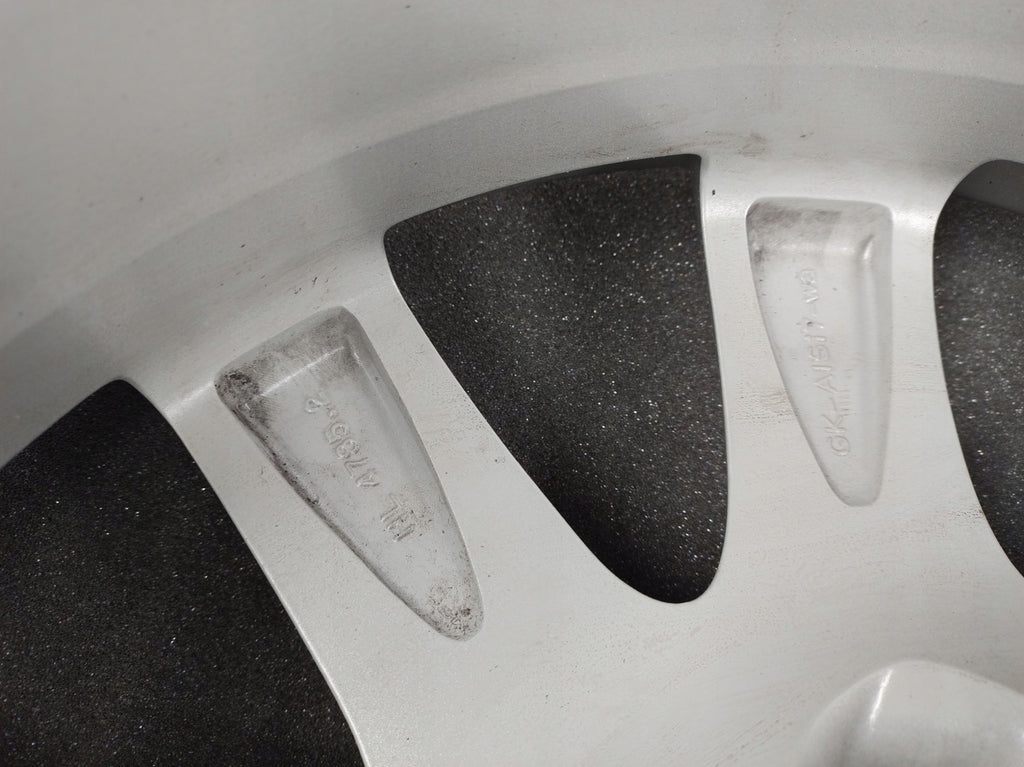 1x Alufelge 18 Zoll 8.0" 5x130 53ET Silber 7P5601025T Porsche Cayenne Rim Wheel