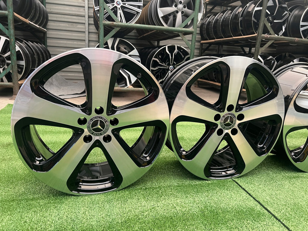 4x Alufelge 19 Zoll 8.0" 5x112 38ET Glanz Schwarz A2534011000 Mercedes-Benz Vito FEL9970241784rb