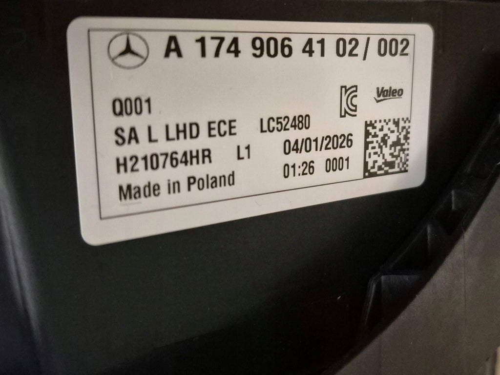 Frontscheinwerfer Mercedes-Benz Cla A1749064102 A1749064102001 Links Headlight SCH7264789258ya