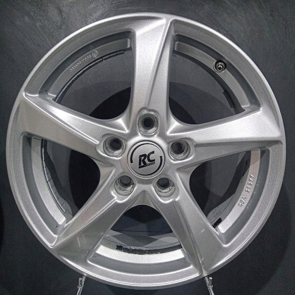 4x Alufelge 16 Zoll 6.0" 5x112 43ET Glanz Silber KBA51577 Audi Rim Wheel FEL8481830476ow