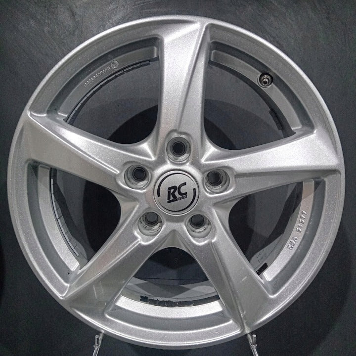 4x Alufelge 16 Zoll 6.0" 5x112 43ET Glanz Silber KBA51577 Audi Rim Wheel FEL8481830476ow