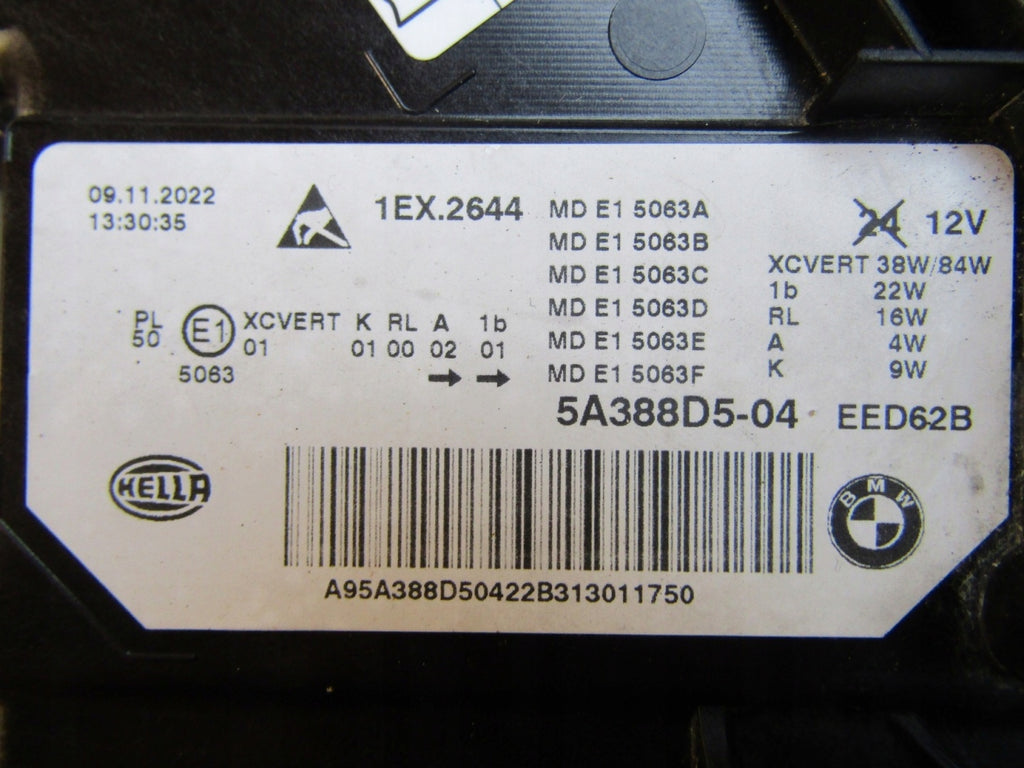 Frontscheinwerfer BMW 5 G31 G30 F90 5A388D5-04 Laser Links Headlight SCH3454061609wi
