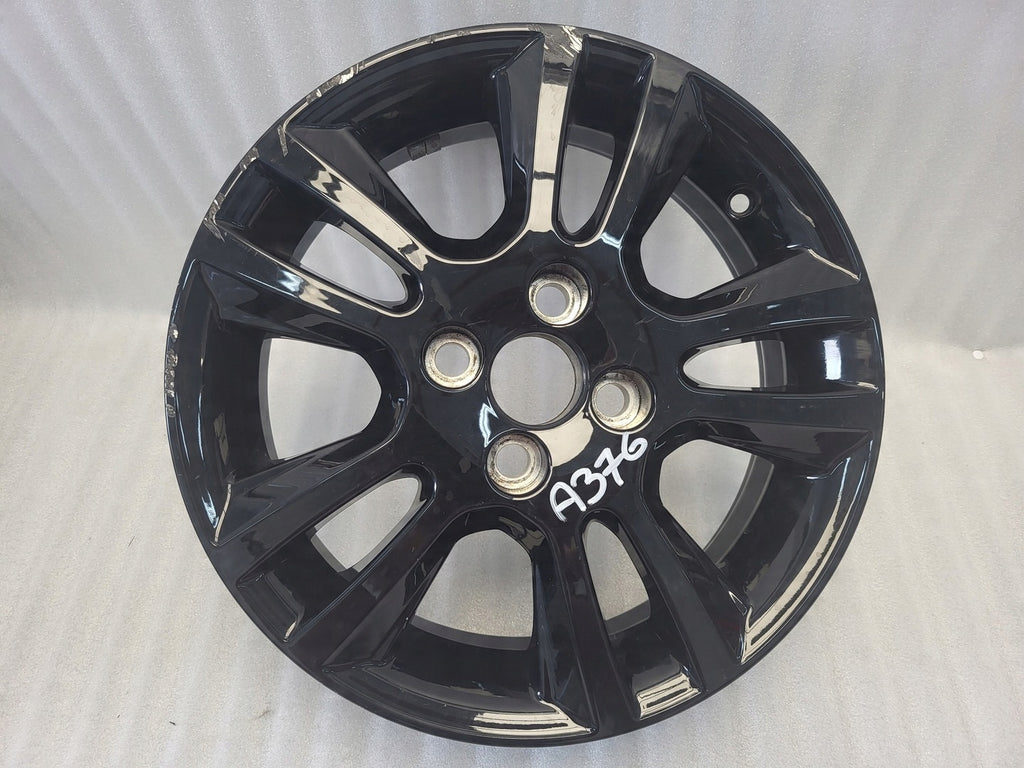 1x Alufelge 15 Zoll 4.5" 4x100 35ET Glanz Schwarz PW457-0H007 Toyota Aygo