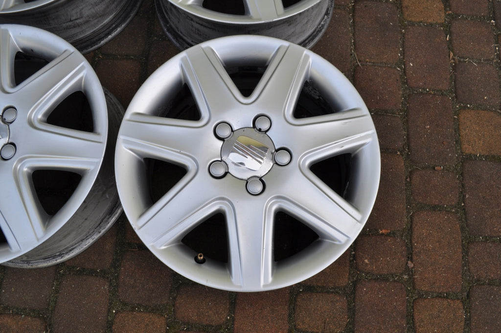 4x Alufelge 16 Zoll 5x112 50ET Silber 5P0601025E Seat Altea Rim Wheel FEL9103885678mj
