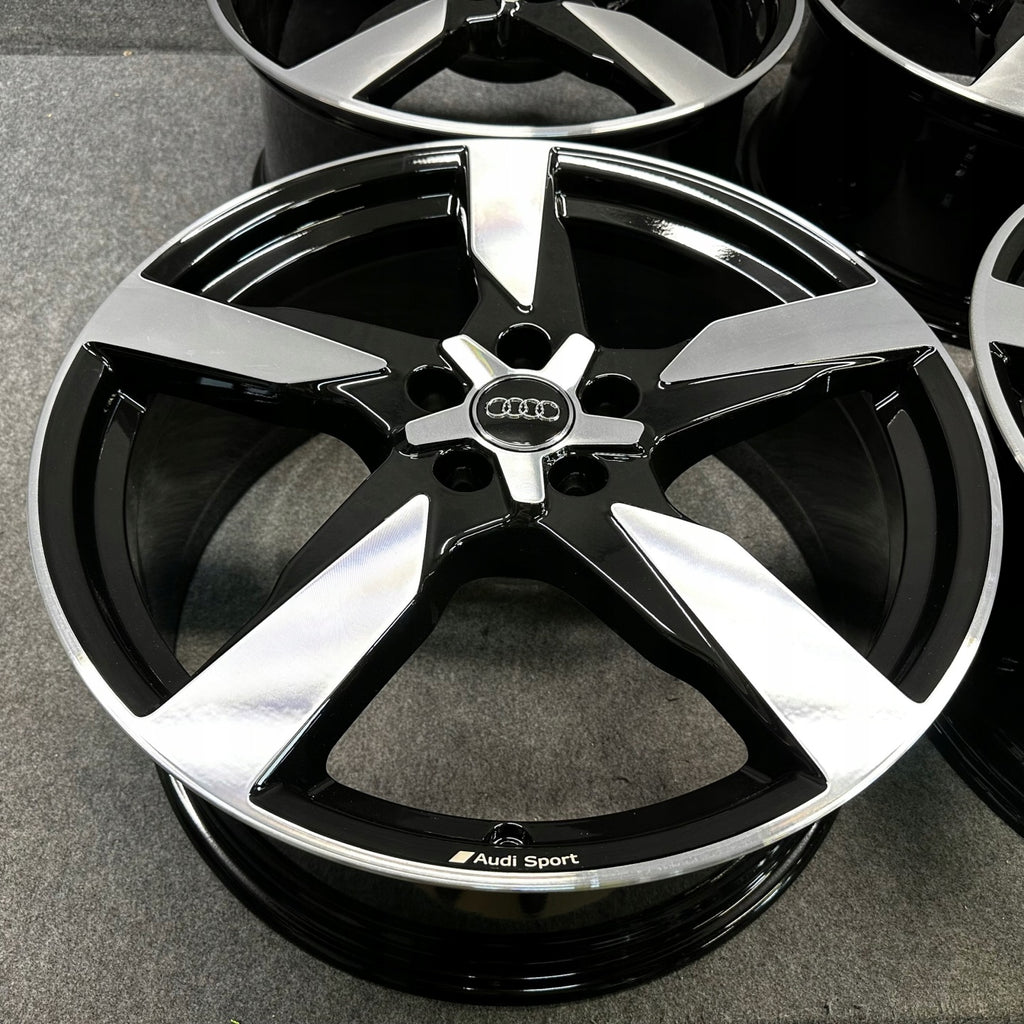 4x Alufelge 20 Zoll 8.5" 5x112 43ET Glanz Schwarz 4K0601025AD Audi A6 C8 FEL7275770371rn