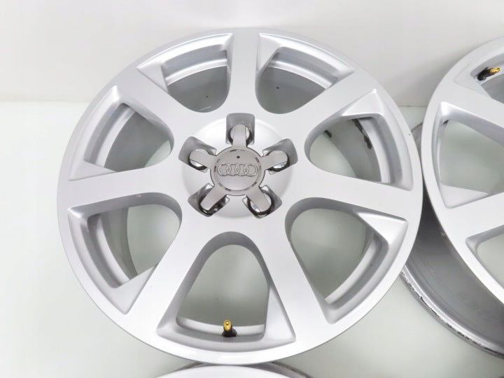 4x Alufelge 17 Zoll 7.0" 5x112 37ET Glanz Silber 8R0601025E Audi Q5 Q3 Rim Wheel FEL5979320567jx