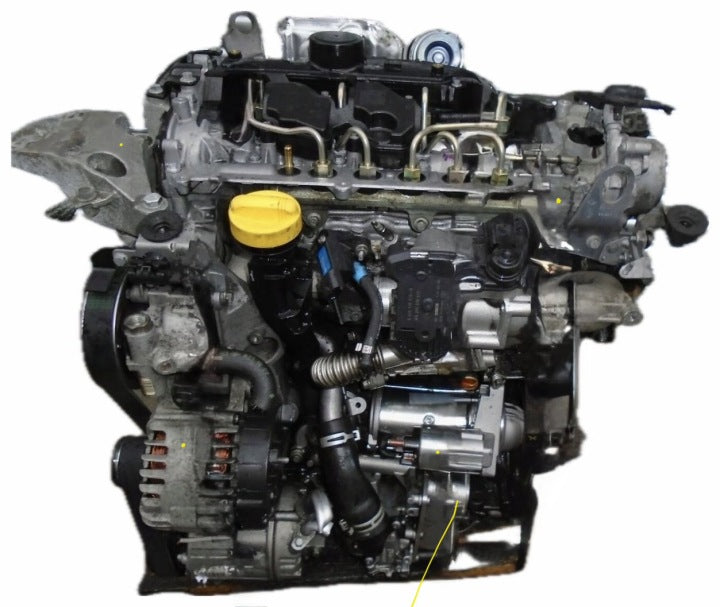Motor Renault 14 121 M9RN744 2.0 DCI 150PS 52kW Diesel Engine Unkomplett MOT8437643608hg