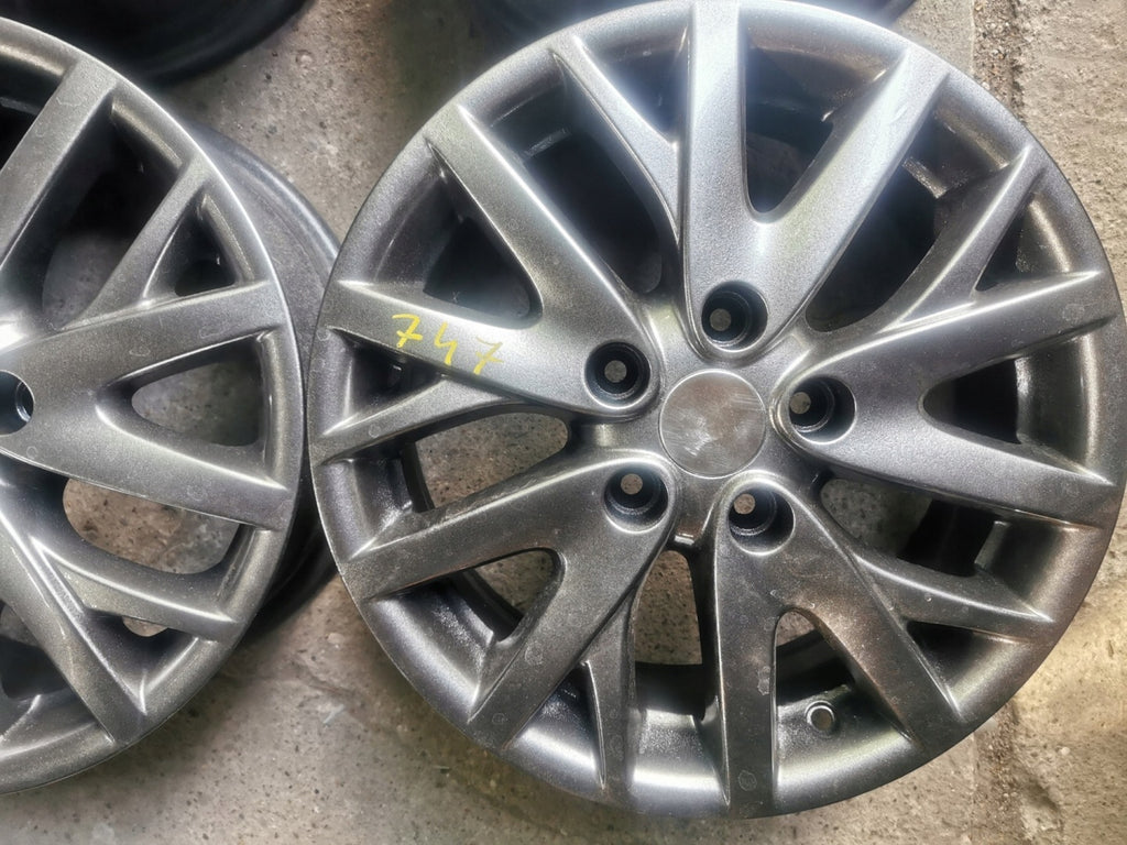 4x Alufelge 16 Zoll 6.5" 5x114 47ET 403000606R Renault Rim Wheel FEL4856024357tl
