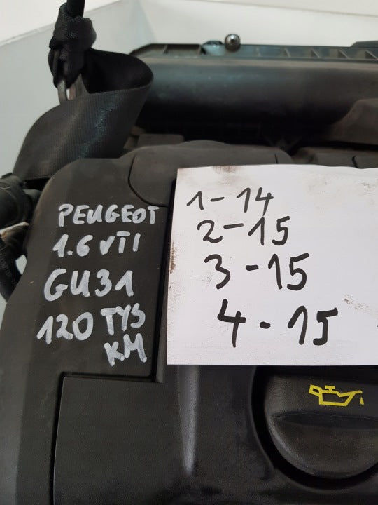 Motor Citroën Peugeot I 8FS 5FW 5FS GU31 GU30 1.6 VTI 120TKm Benzin Komplett MOT9774297927qf