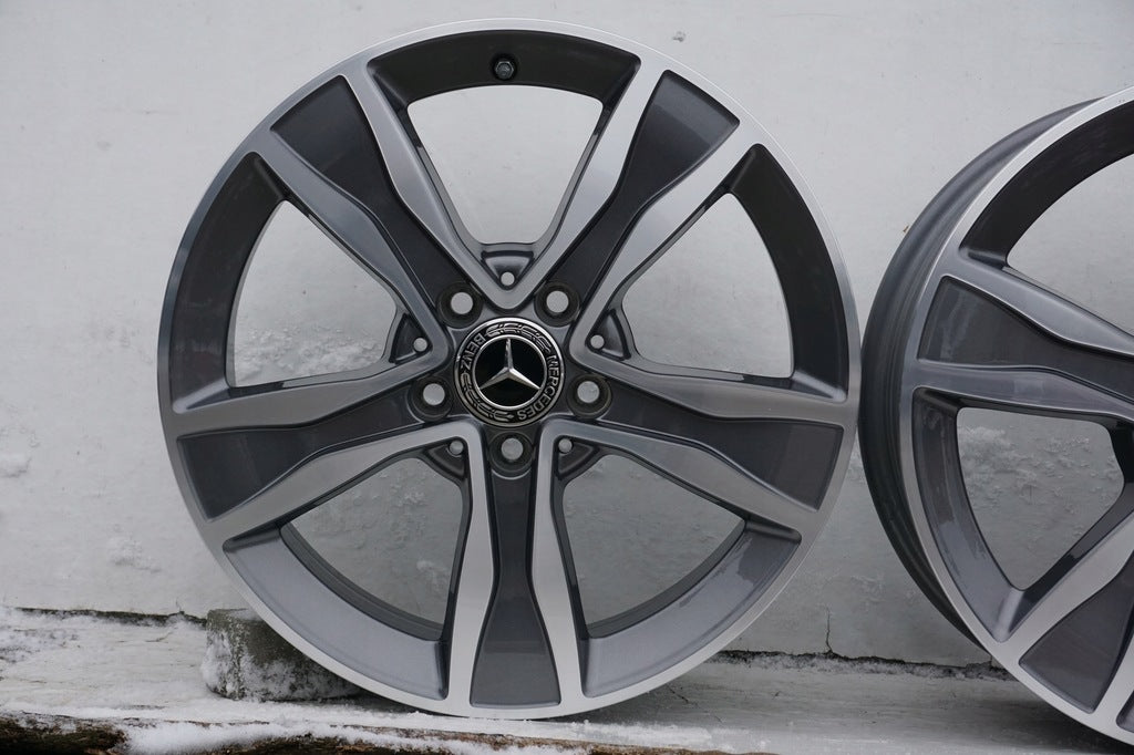 4x Alufelge 17 Zoll 7.0" 5x112 48 5ET 2054010800 Mercedes-Benz W205 Rim Wheel FEL7025218341po