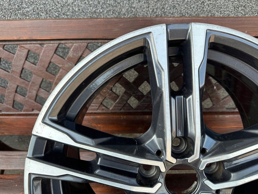 1x Alufelge 18 Zoll 8.0" 5x112 57ET Glanz Graphit 8092352 BMW F44 1 F40 Mg FEL9140533305xy