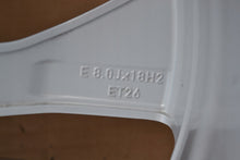 Laden Sie das Bild in den Galerie-Viewer, 1x Alufelge 18 Zoll 8.0" 5x112 26ET Glanz Silber 4K8601025AB Audi A8 A7 FEL1180738239yp