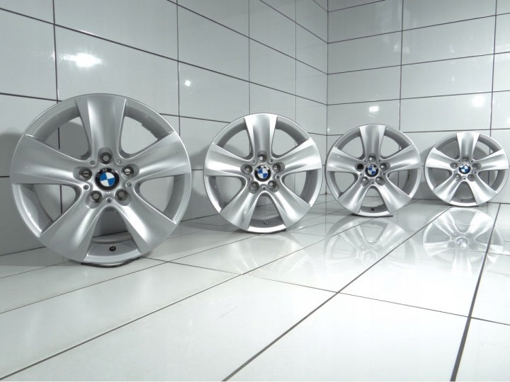 4x Alufelge 17 Zoll 8.0" 5x120 30ET Glanz Silber 6790172 BMW Rim Wheel FEL2606059956ar