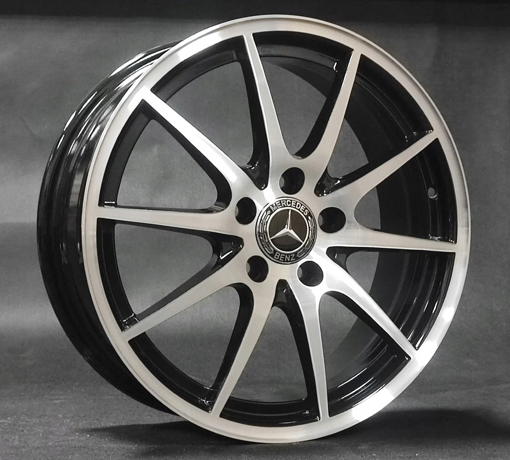 4x Alufelge 17 Zoll 6.5" 5x112 49ET Glanz Silber A2464010102 Mercedes-Benz Viano FEL1029086644ld