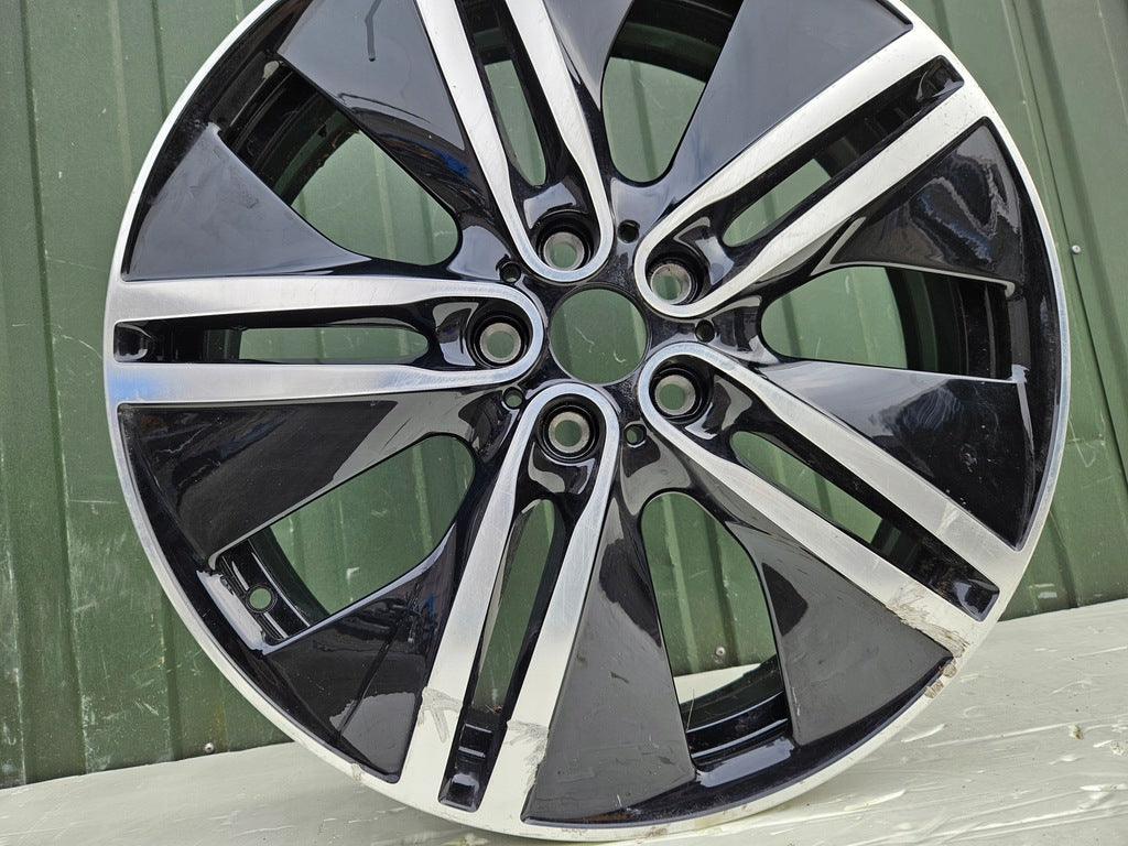 1x Alufelge 20 Zoll 5.5" 5x112 53ET Glanz Silber 6856899 BMW I3 Rim Wheel FEL4877824004bz