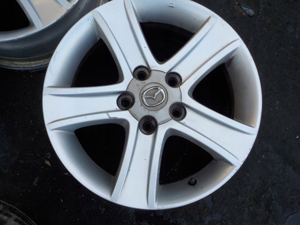 4x Alufelge 16 Zoll 7.0" 5x114.3 55ET Glanz Silber Mazda 6 Rim Wheel FEL9556056264lt