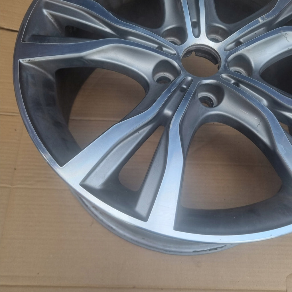 1x Alufelge 18 Zoll 8.0" 5x120 57ET Glanz Grau 6855093 BMW Active Tourer F45 F46 FEL2576075098vw