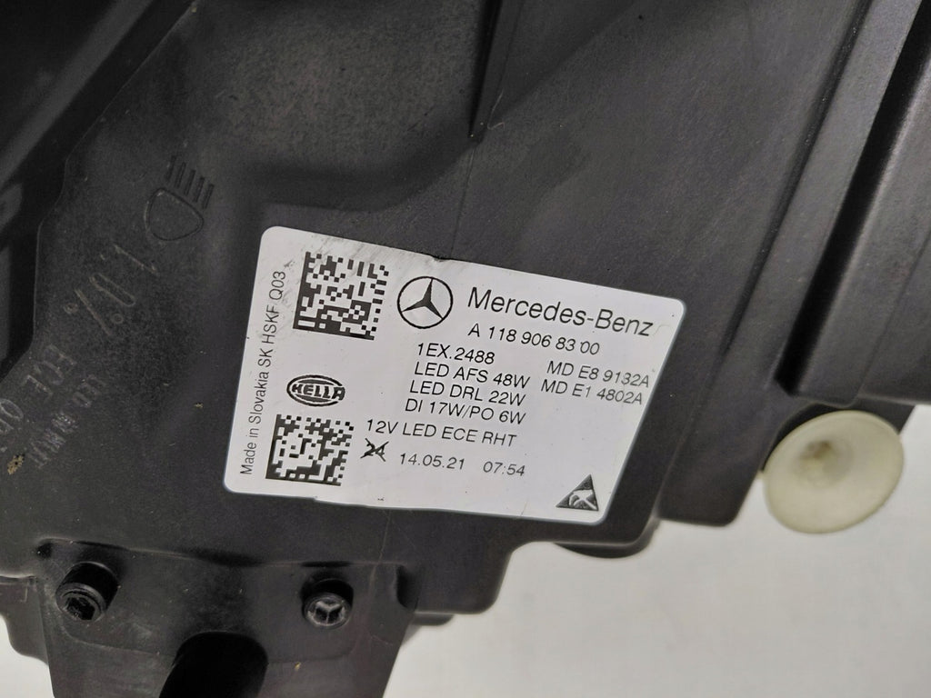 Frontscheinwerfer Mercedes-Benz Cla A1189068300 Links Scheinwerfer Headlight SCH3134269867fu