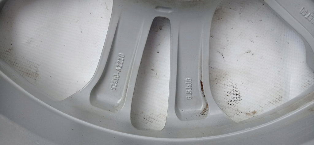 1x Alufelge 16 Zoll 6.5" 5x114.3 50ET Glanz Silber 52910-A2220 Kia Ceed FEL2699353588ev