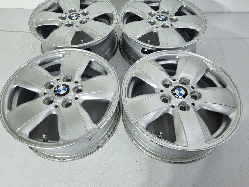 4x Alufelge 15 Zoll 5.5" 5x112 46ET Glanz Silber 6855101 Mini Rim Wheel FEL1880901952yc
