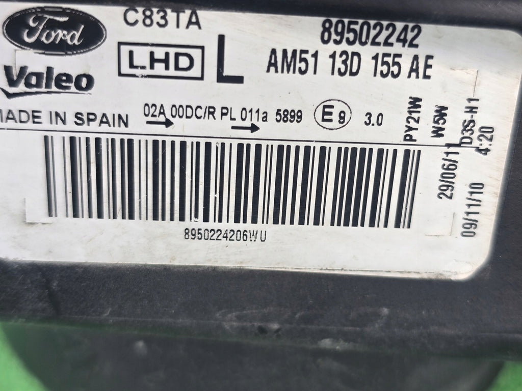 Frontscheinwerfer Ford C-Max AM5113D155AE Links Scheinwerfer Headlight SCH2024010214hp