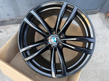 Load image into Gallery viewer, 1x Alufelge 19 Zoll 8.5" 5x112 25ET Glanz Schwarz 8092586 7850579 BMW 7 G11 G12 FEL6335448731cs