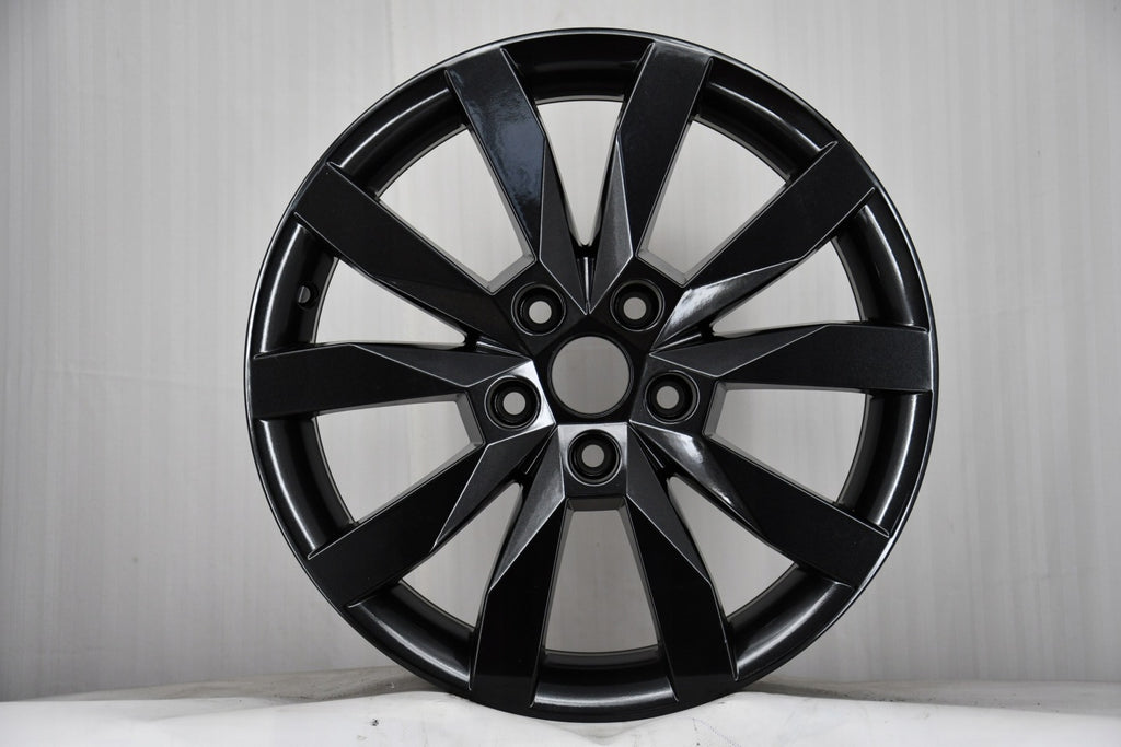 1x Alufelge 17 Zoll 6.0" 5x112 48ET Glanz 5E0601025N Skoda Octavia Rim Wheel FEL3050580417de