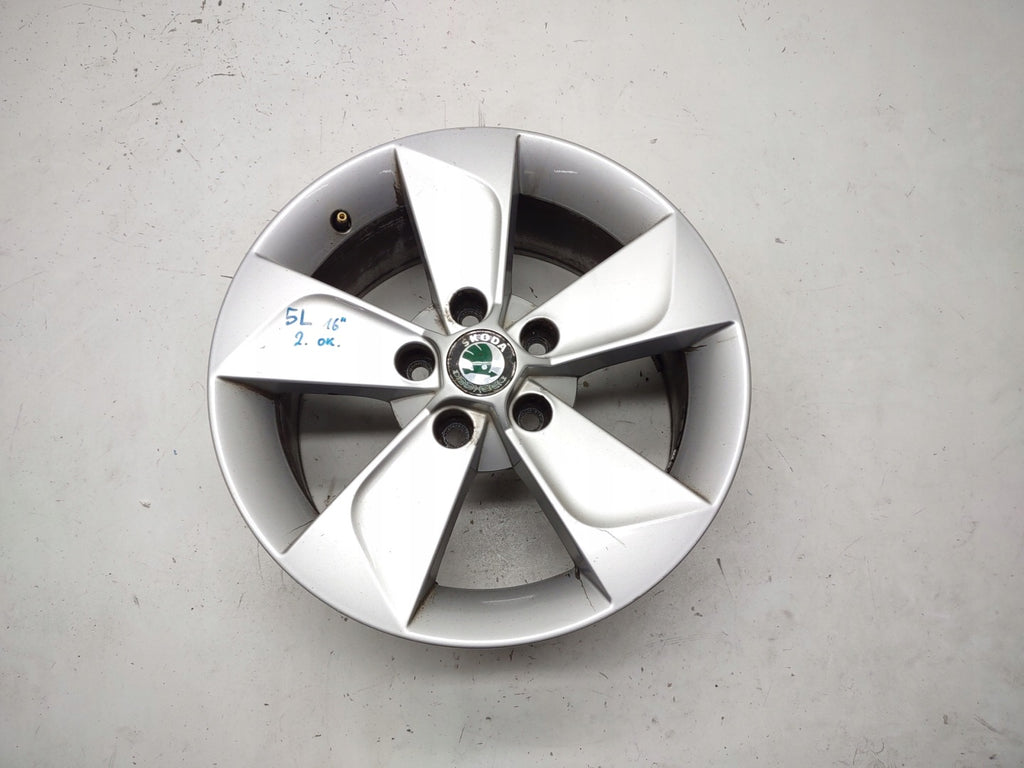 1x Alufelge 16 Zoll 7.0" 5x112 45ET Glanz Silber 5L0601025E Seat I Yeti 5l FEL5317397592gk