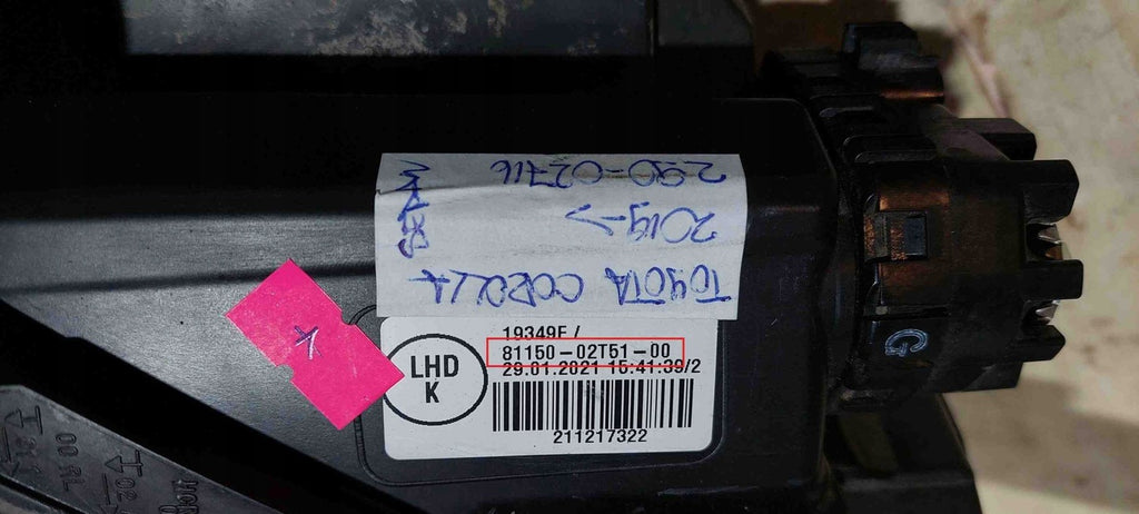 Frontscheinwerfer Toyota Corolla 81150-02T51-00 Full LED Rechts oder Links