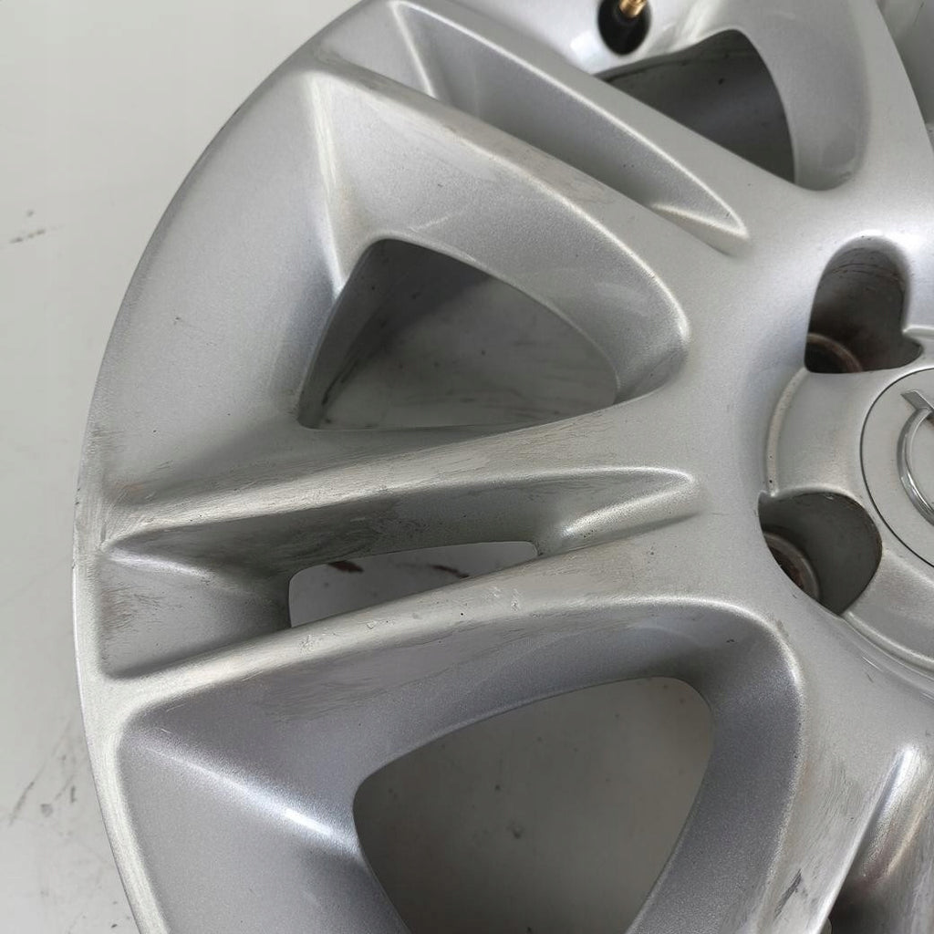 4x Alufelge 16 Zoll 6.0" 4x100 40ET Glanz Silber Opel Corsa E D Rim Wheel FEL4014330571zu