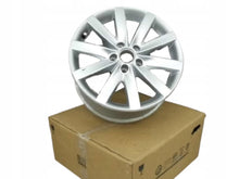 Load image into Gallery viewer, 1x Alufelge 17 Zoll 7.0&quot; 5x112 45ET Glanz Silber 5K0601025 VW Passat B7 Golf Vii