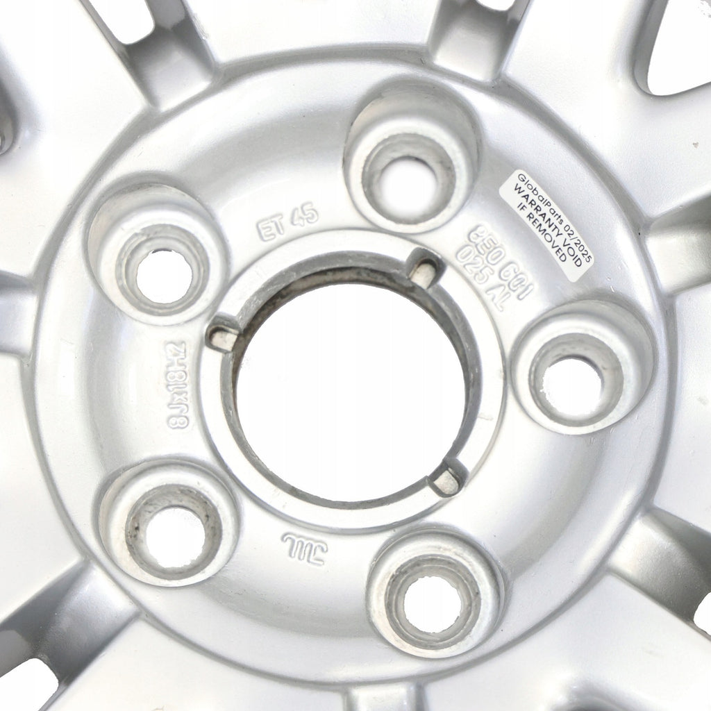 1x Alufelge 18 Zoll 8.0" 5x112 8E0601025 Audi A4 B7 Rim Wheel