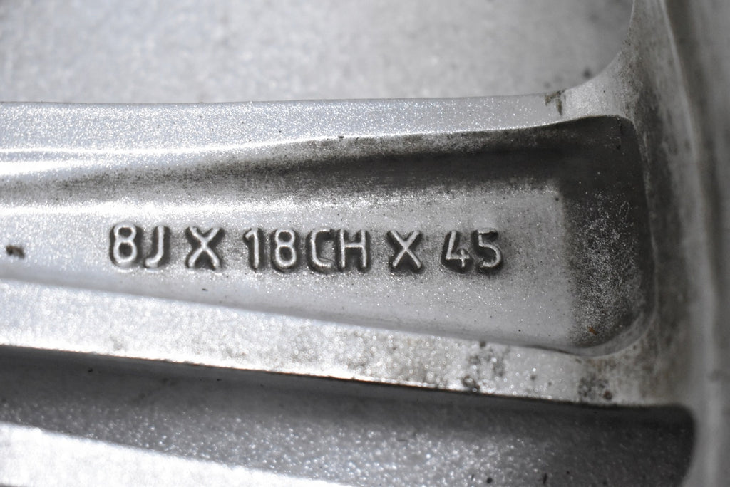 1x Alufelge 18 Zoll 8.0" 5x108 45ET Glanz Silber GX63-1007-EA Jaguar E-Pace