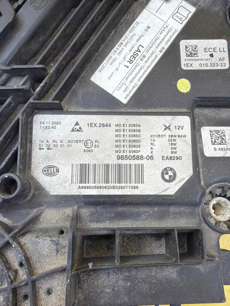 Frontscheinwerfer BMW 5 G30 9850588-06 Laser Rechts Scheinwerfer Headlight SCH9723690050qb