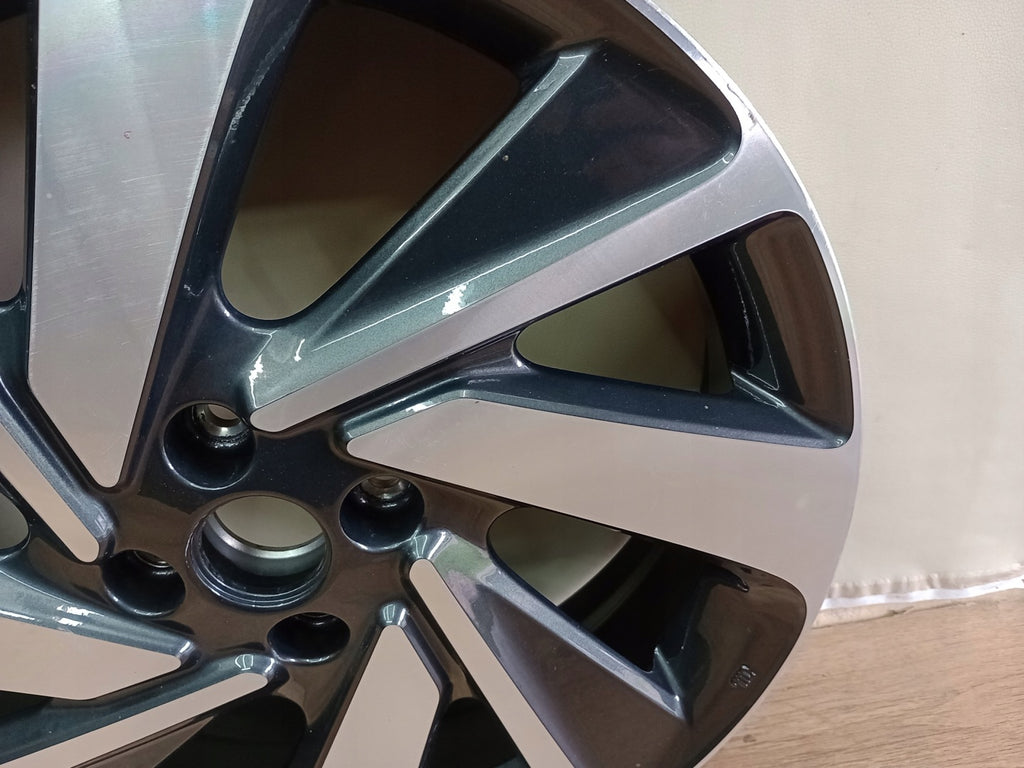 1x Alufelge 18 Zoll 5.0" 4x100 40ET Glanz Schwarz CMS1211-3 Toyota Aygo X FEL8521500984vv