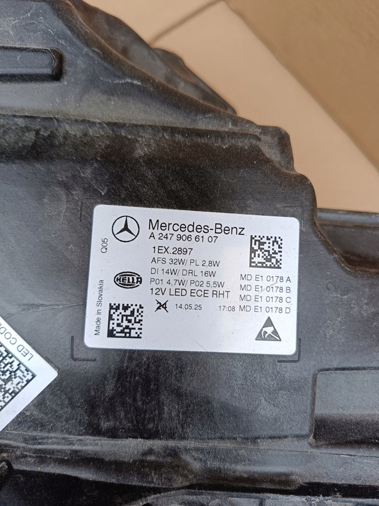 Frontscheinwerfer Mercedes-Benz W247 A2479066107 LED Links Headlight SCH6100954713dn
