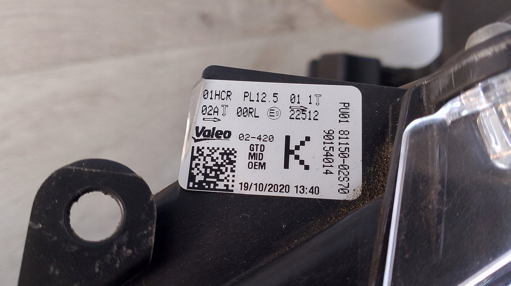 Frontscheinwerfer Toyota Corolla 81150-02S70 Links Scheinwerfer Headlight SCH2109698721un