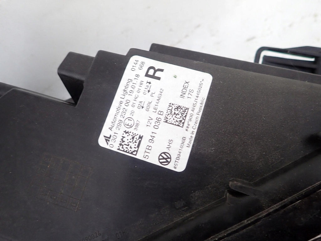 Frontscheinwerfer VW Touran 5TB941036 Rechts Scheinwerfer Headlight