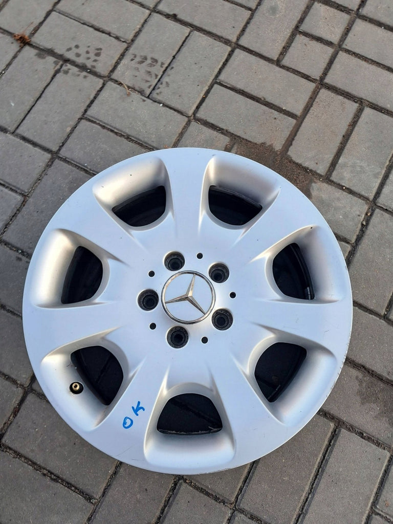1x Alufelge 16 Zoll 7.0" 5x112 31ET Glanz Grau A2034012802 Mercedes-Benz W203 FEL3062986799wa