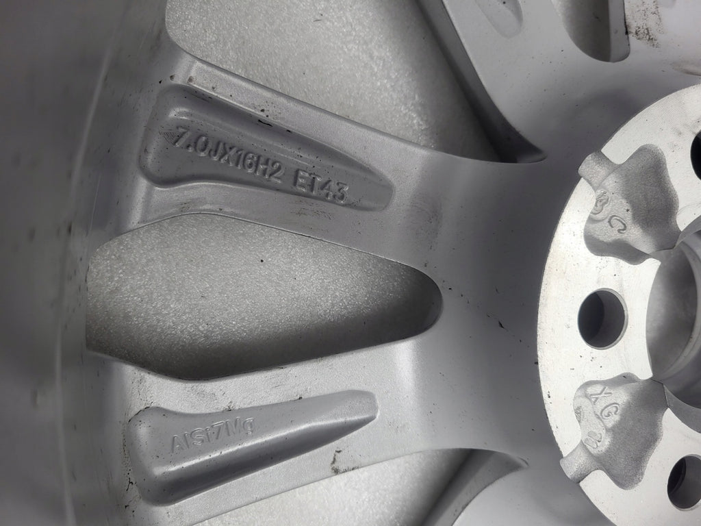 1x Alufelge 16 Zoll 7.0" 5x100 43ET Glanz Silber 6J0601025N Seat Ibiza Iv FEL8967983574hz