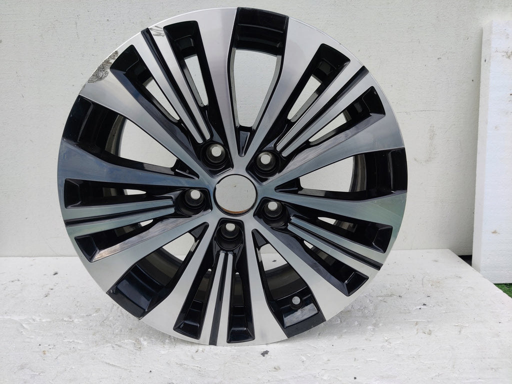 1x Alufelge 16 Zoll 6.5" 5x114.3 44ET Glanz Schwarz 403007870R Renault Zoe